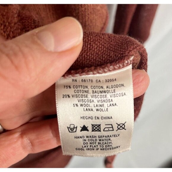 Anthropologie Angel of the North Oversized Wool-Blend Sweater Women's Size XS - Picture 8 of 11